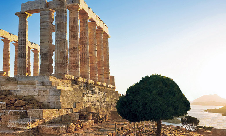 Sunset at Sounion